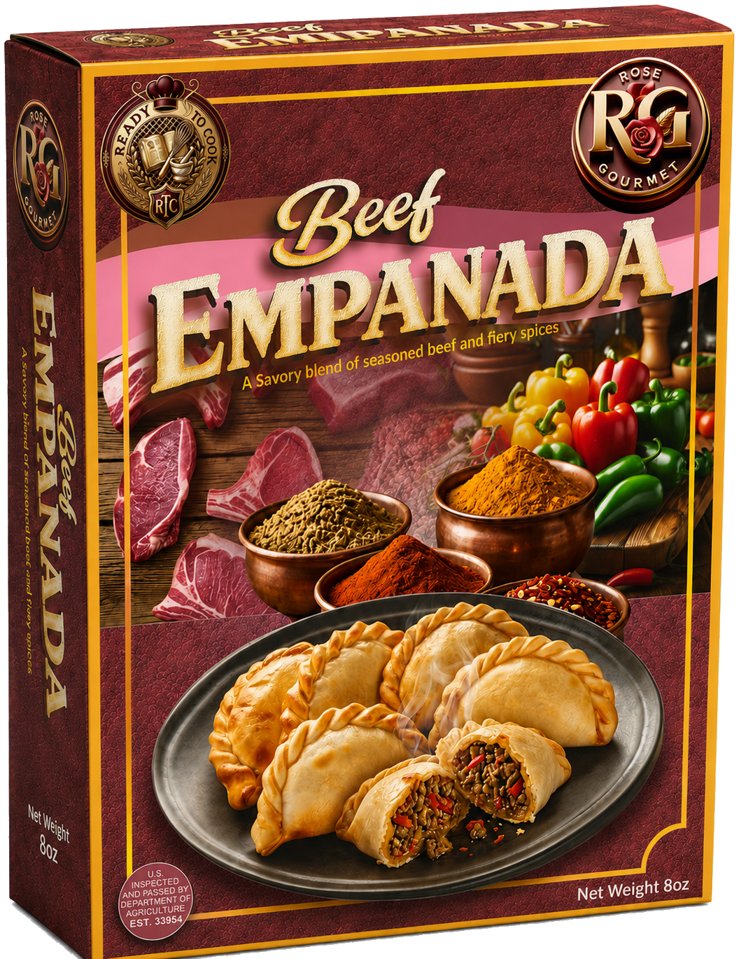 Rose Gourmet Beef Empanada