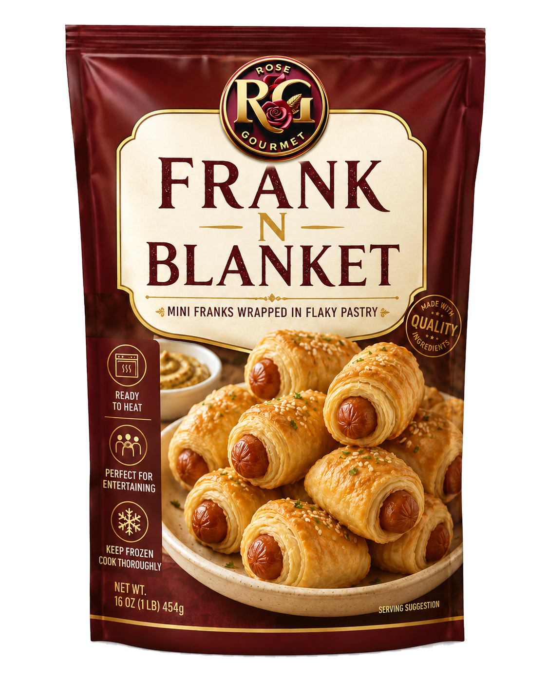 Rose Gourmet Frank N Blanket