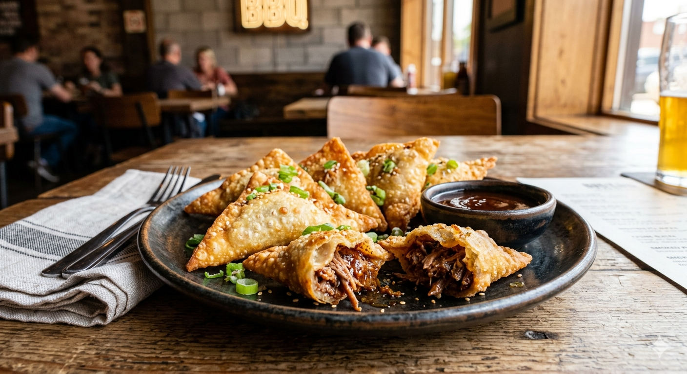 Rose Gourmet BBQ Wontons