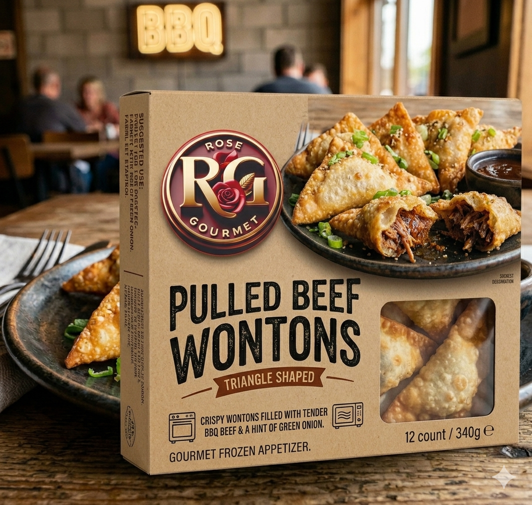 Rose Gourmet BBQ Wontons