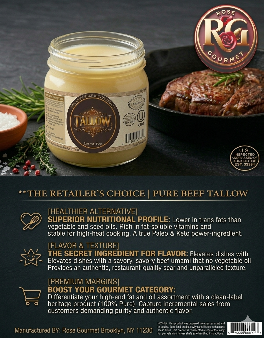 Rose Gourmet Pure Beef Tallow